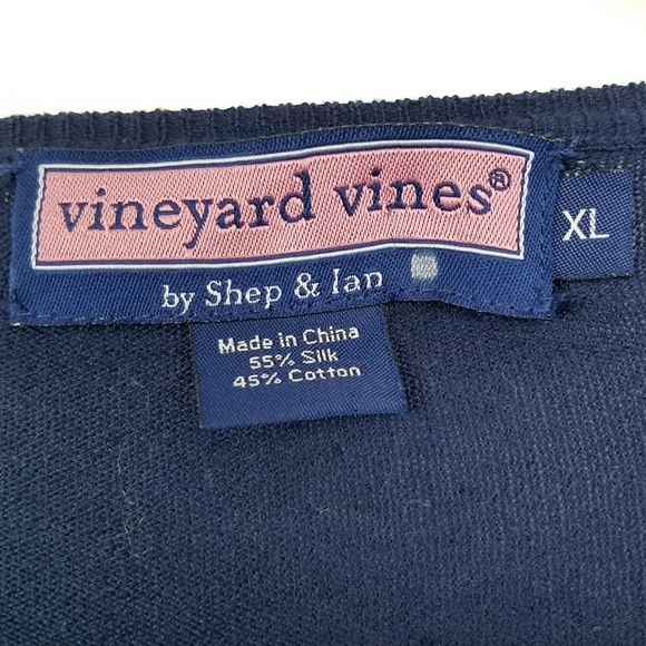 Vineyard Vines silk blend Pearl button sweater - Picture 5 of 5